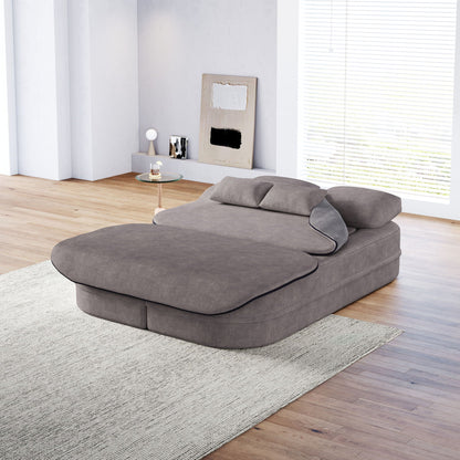 Foldable Sofa Bed with a Multi Functional Blanket