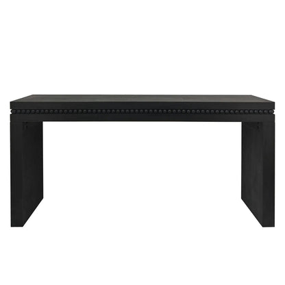 Modern Rustic Wood Coffee Table with Floating Top