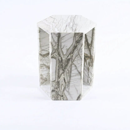 Hexagon Side Table in Modern Minimalist Style