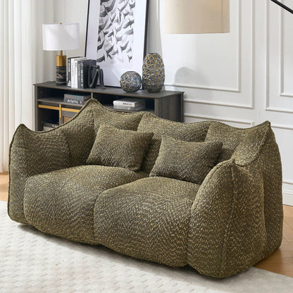 Comfortable Dual Beanbag Chair and Foam Core