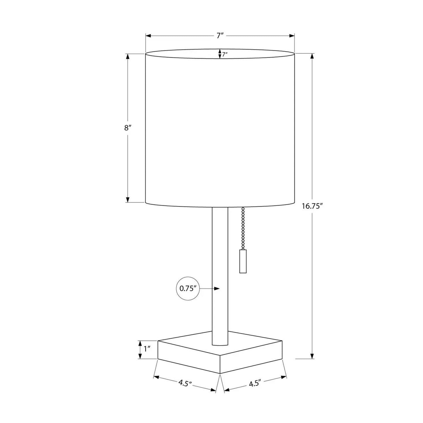 Table lamp set (2) in nickel finish with USB port, contemporary design by Unique Piece Furniture on Tampa Home & Garden Store