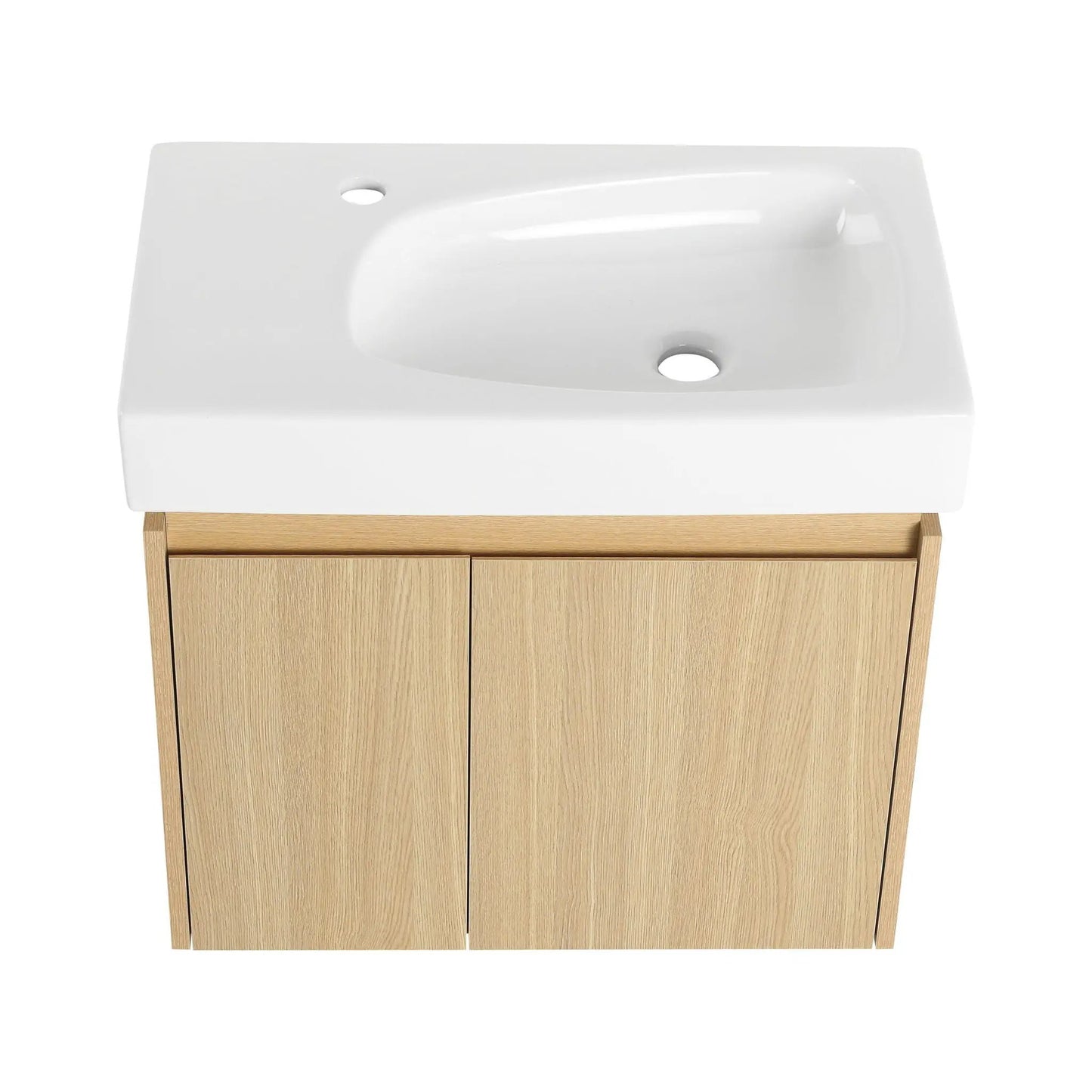 Modern Bathroom Vanity with Ceramic Basin Sink