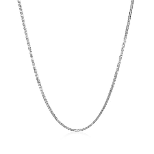 14k white gold foxtail chain necklace 1.0mm by Bids.com on Tampa Home & Garden Store