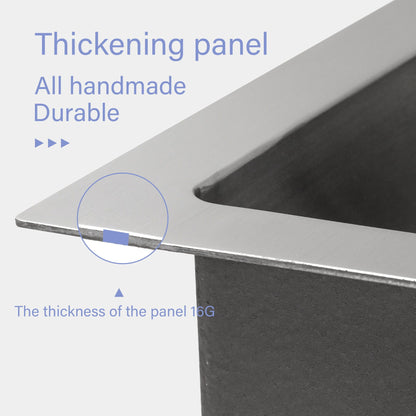 Modern Deep Single Bowl and Stainless Steel Sink