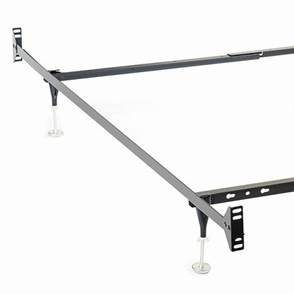 Renee Black Twin Full Bed Frame and Center Beam
