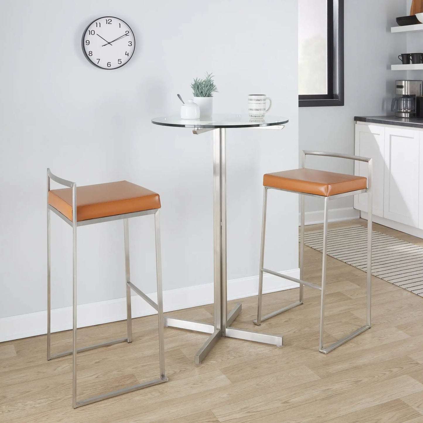 Fuji Contemporary and Stackable Barstool
