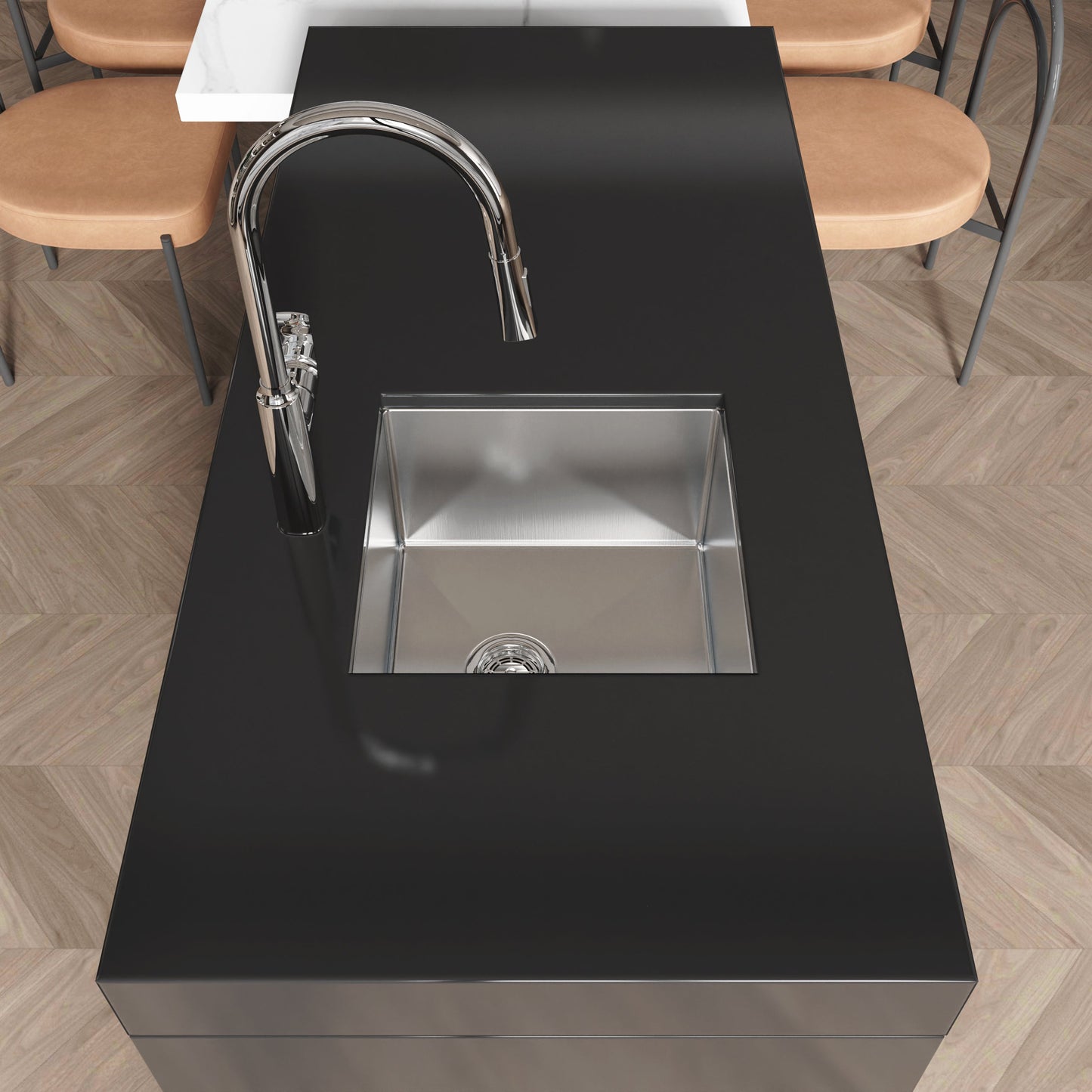 Single Bowl and Undermount Stainless Steel Sink