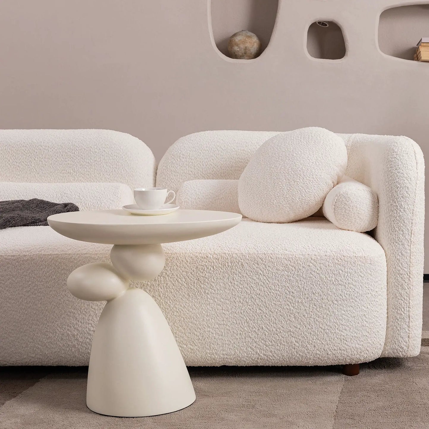 Tibetan Ritual Inspired Lucky Stone Shaped Table