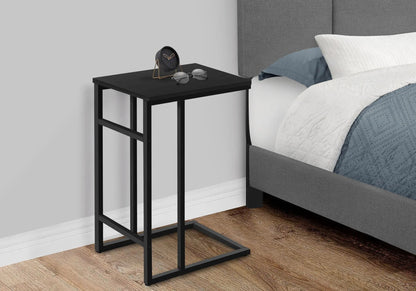 C Shaped Accent Table for Sofa and Bedside Use