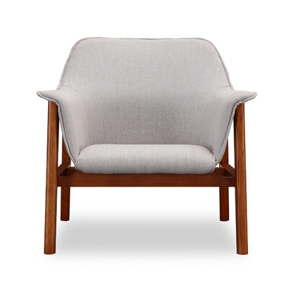 Miller Weave Chair With Wood Frame and Soft Seat