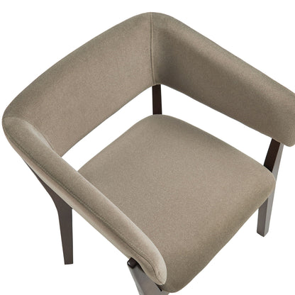Blake Solid Beech Wood Modern Dining Armchair