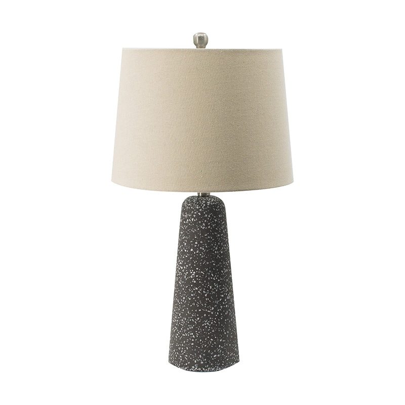 Artisan multicolor glass table lamp with speckled dark base and beige shade by HouseOfZazla on Tampa Home & Garden Store