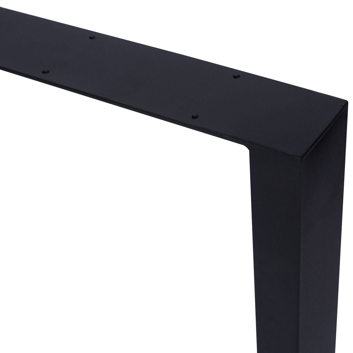 Heavy duty steel table legs with wide black base and top mounting holes by HouseOfZazla on Tampa Home & Garden Store