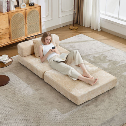 Convertible Floor Sofa Bed and Living Room