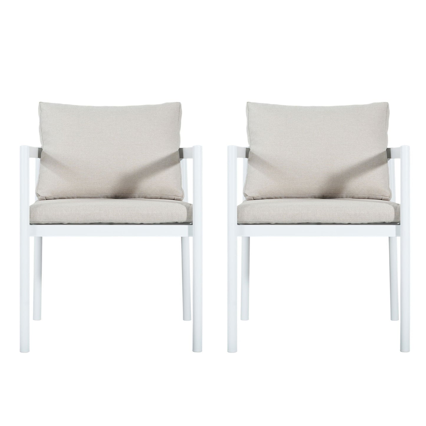 All Weather Outdoor Aluminum Dining Chairs