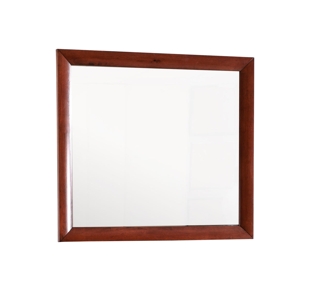 Marilla Mirror with Low Distortion Glass in dark brown wood frame, wall mirror by HouseOfZazla on Tampa Home & Garden Store