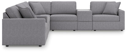 Modmax Sectional in Granite Performance Fabric