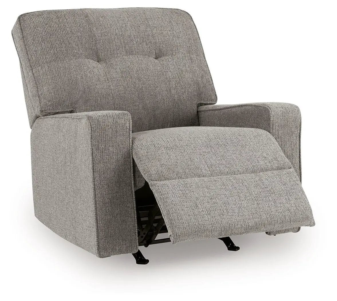 Larimer rocker recliner in gray fabric by Unique Piece Furniture on Tampa Home & Garden Store