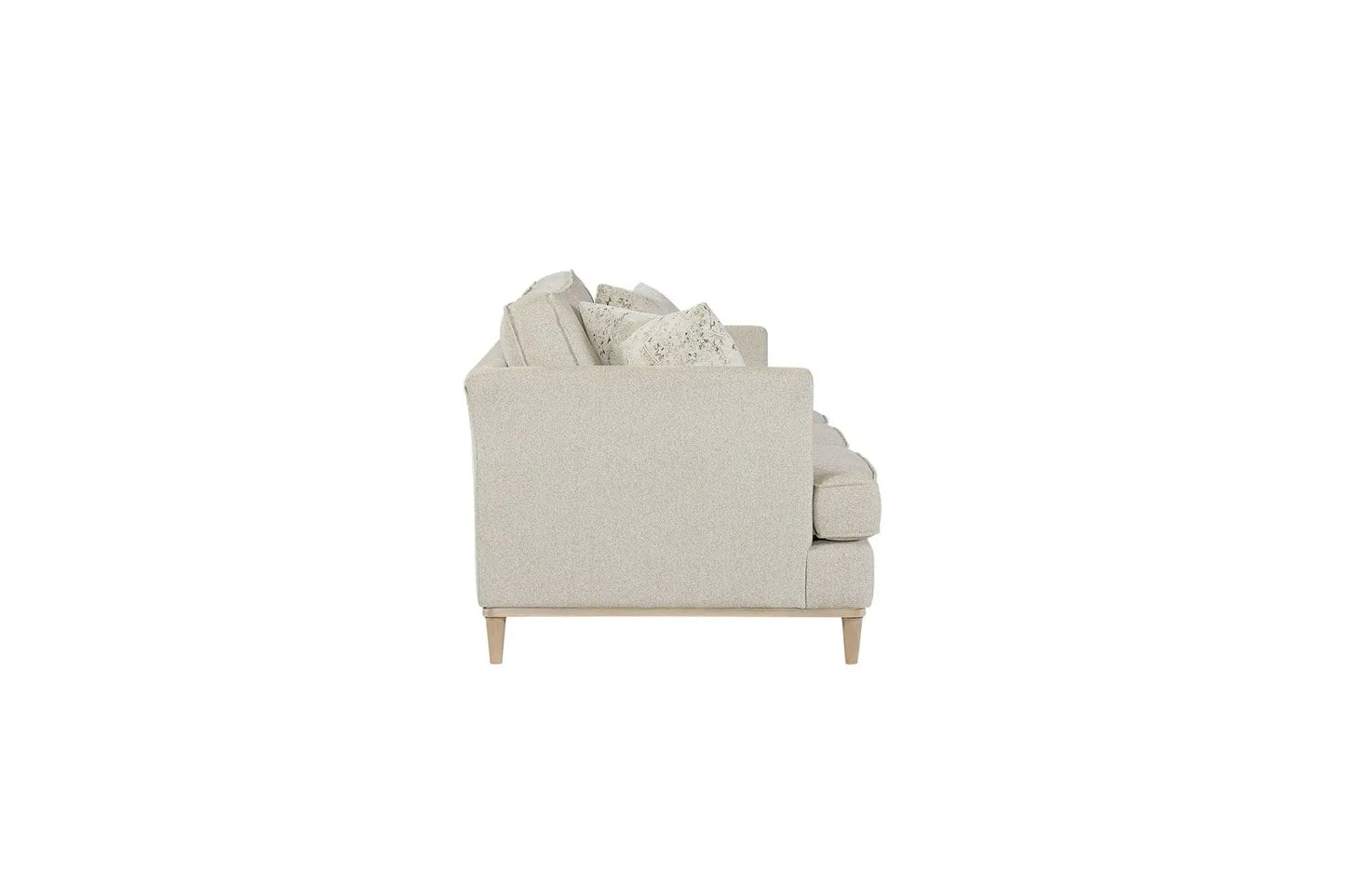Sofa with 3 Reversible Cushions and 2 Pillows