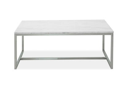 Esme Rectangular Table With Marble and Nickel