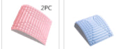 Perfecsy back stretcher pillow 2PC pink and blue neck lumbar massager for back pain relief on Tampa Home & Garden Store