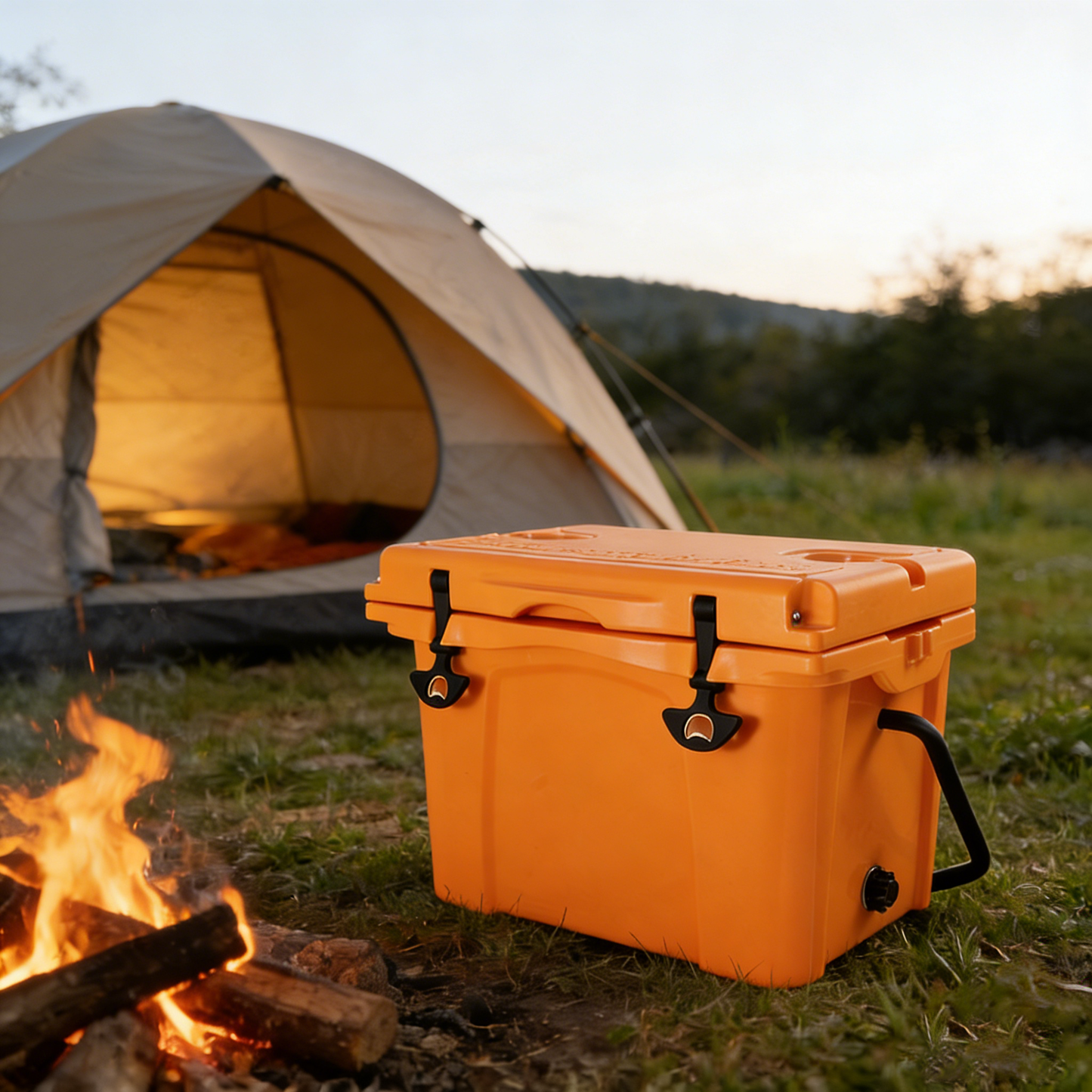 25qt Portable Cooler with Extended Ice Retention