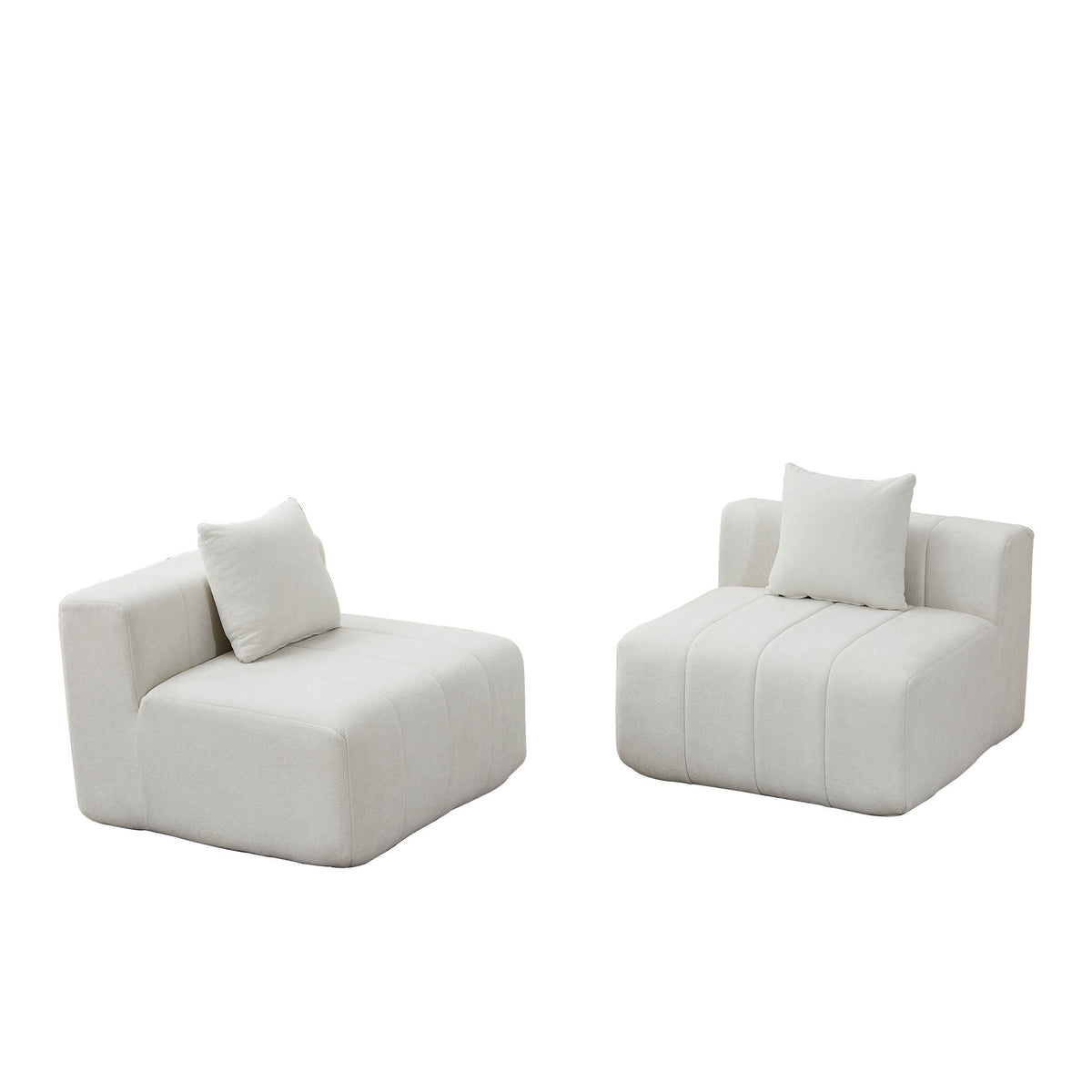Symmetrical Modular Sofa And Piano Key Design