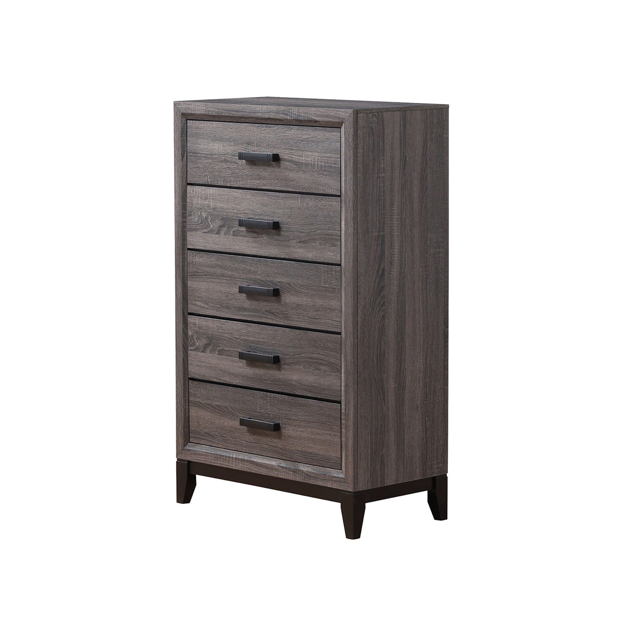 Mirage Chest Accent Chest with Five Drawers in dark gray wood finish by HouseOfZazla on Tampa Home & Garden Store