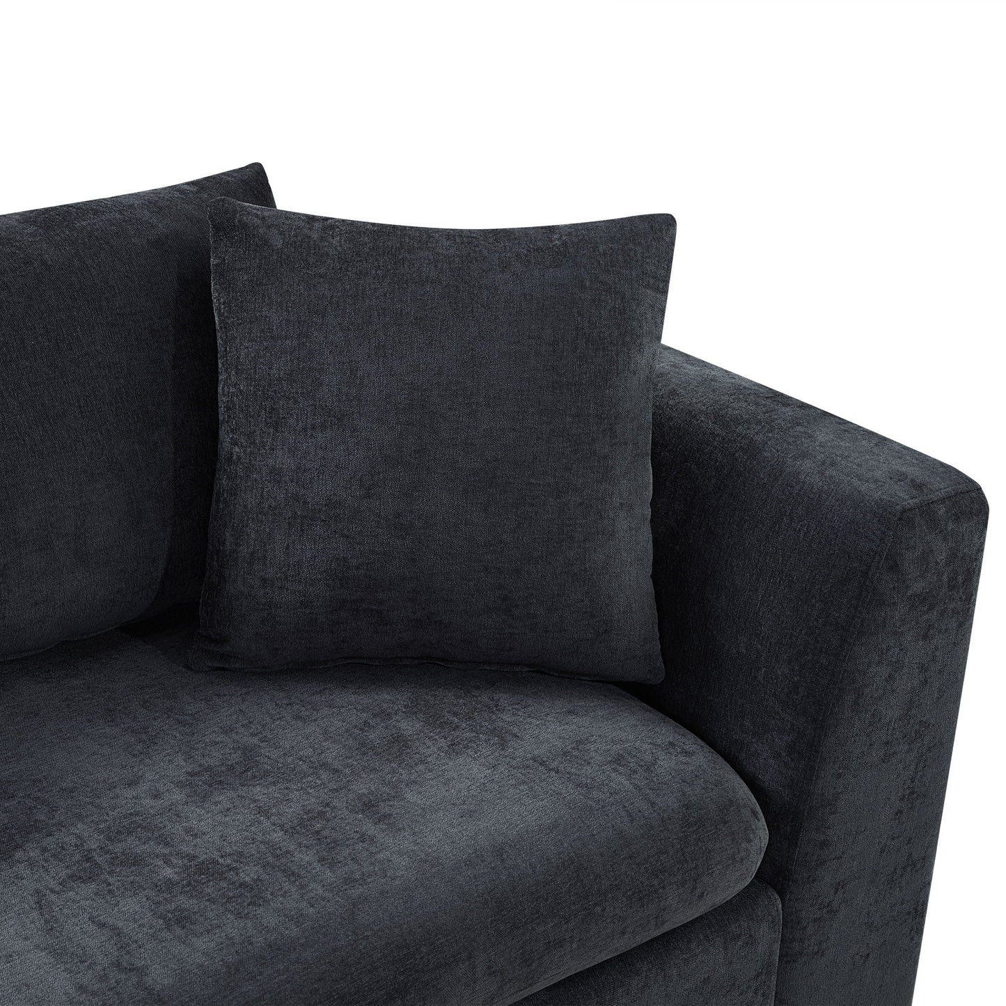 Modern L Shaped Sofa With Storage And Upholstery