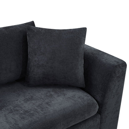Modern L Shaped Sofa With Storage And Upholstery