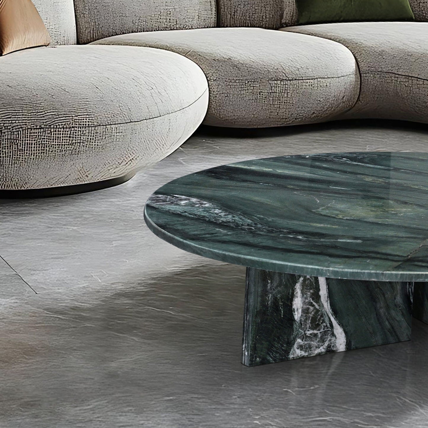 Luxury Marble Coffee Table With Unique Veining