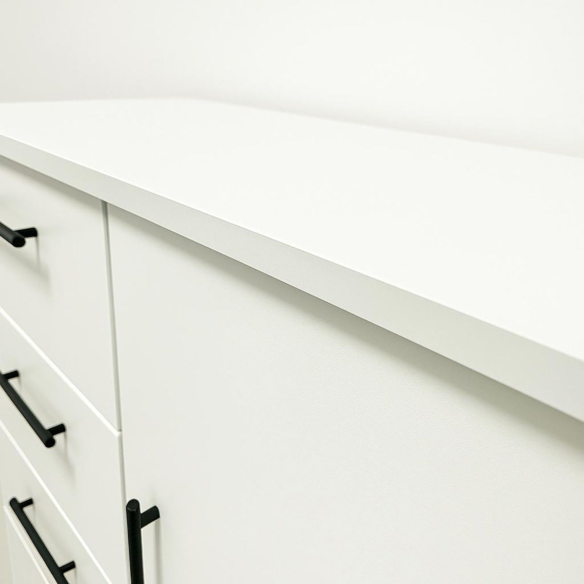 Robin Gentleman’s Chest white with black hardware on Tampa Home & Garden Store