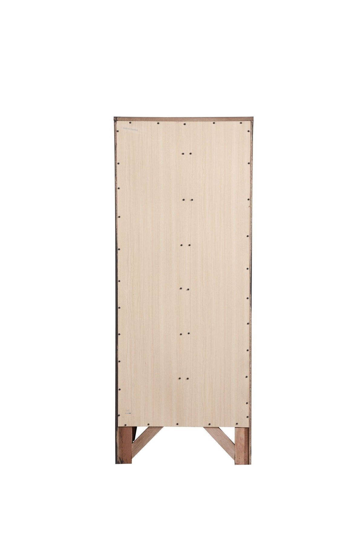 7 Drawer Lingerie Chest natural wood back view with exposed screws HouseOfZazla on Tampa Home & Garden Store