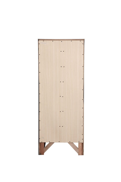 7 Drawer Lingerie Chest natural wood back view with exposed screws HouseOfZazla on Tampa Home & Garden Store