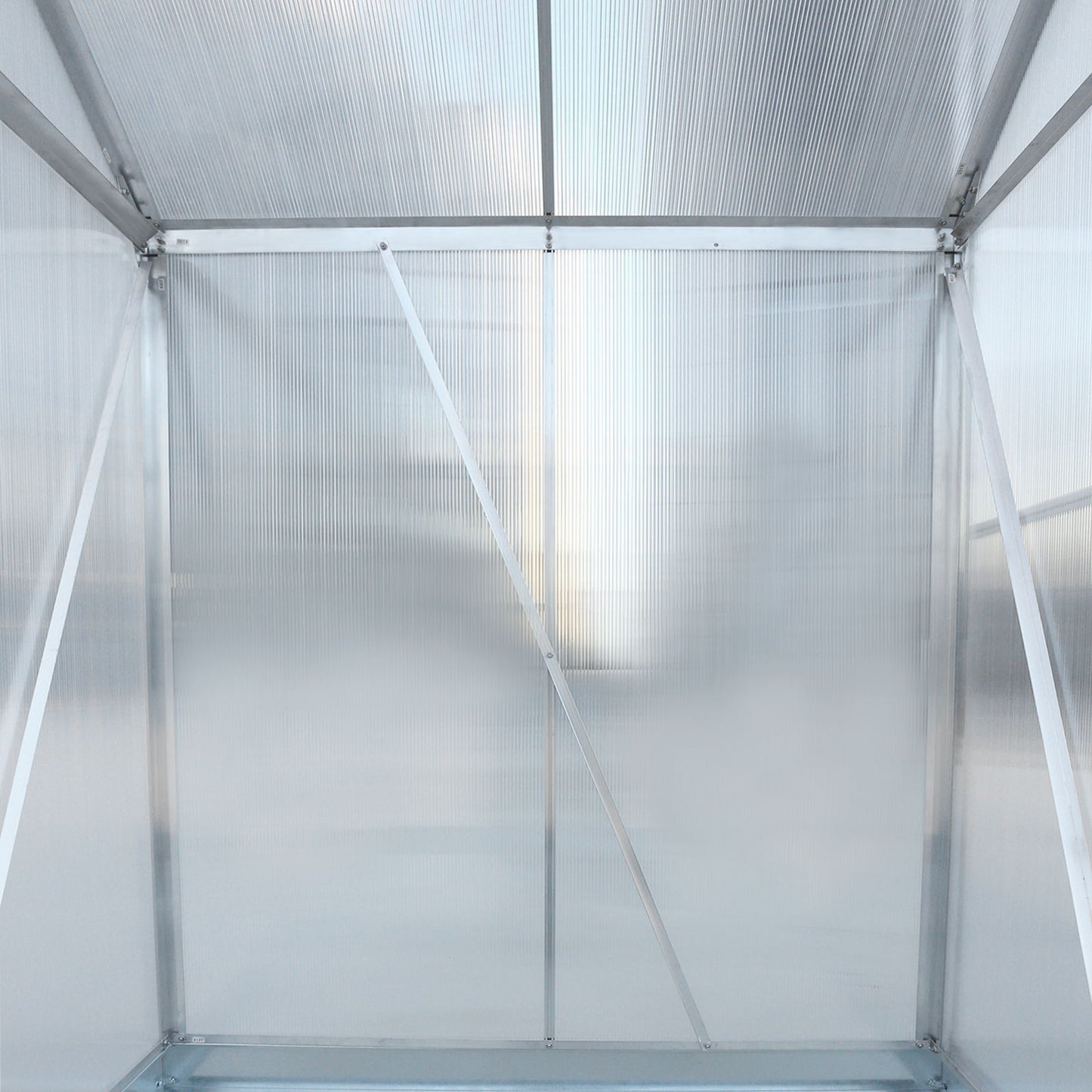 Heavy Duty Polycarbonate Greenhouse Kit and Door