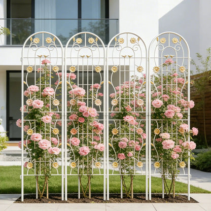 Metal Garden Trellis for Climbing Plants Outdoor