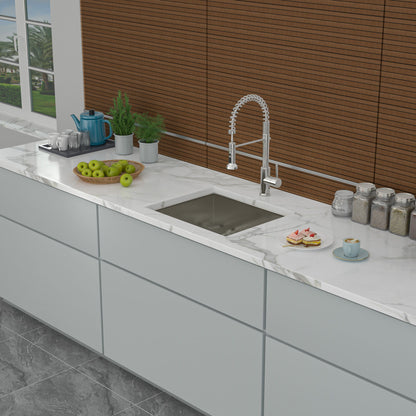Modern Deep Single Bowl and Stainless Steel Sink