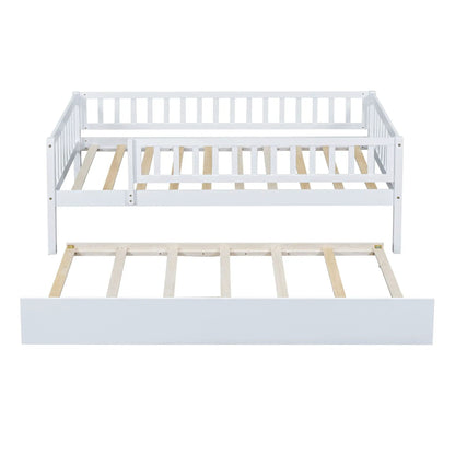 Multi Functional Wooden Daybed Frame Solid Pine