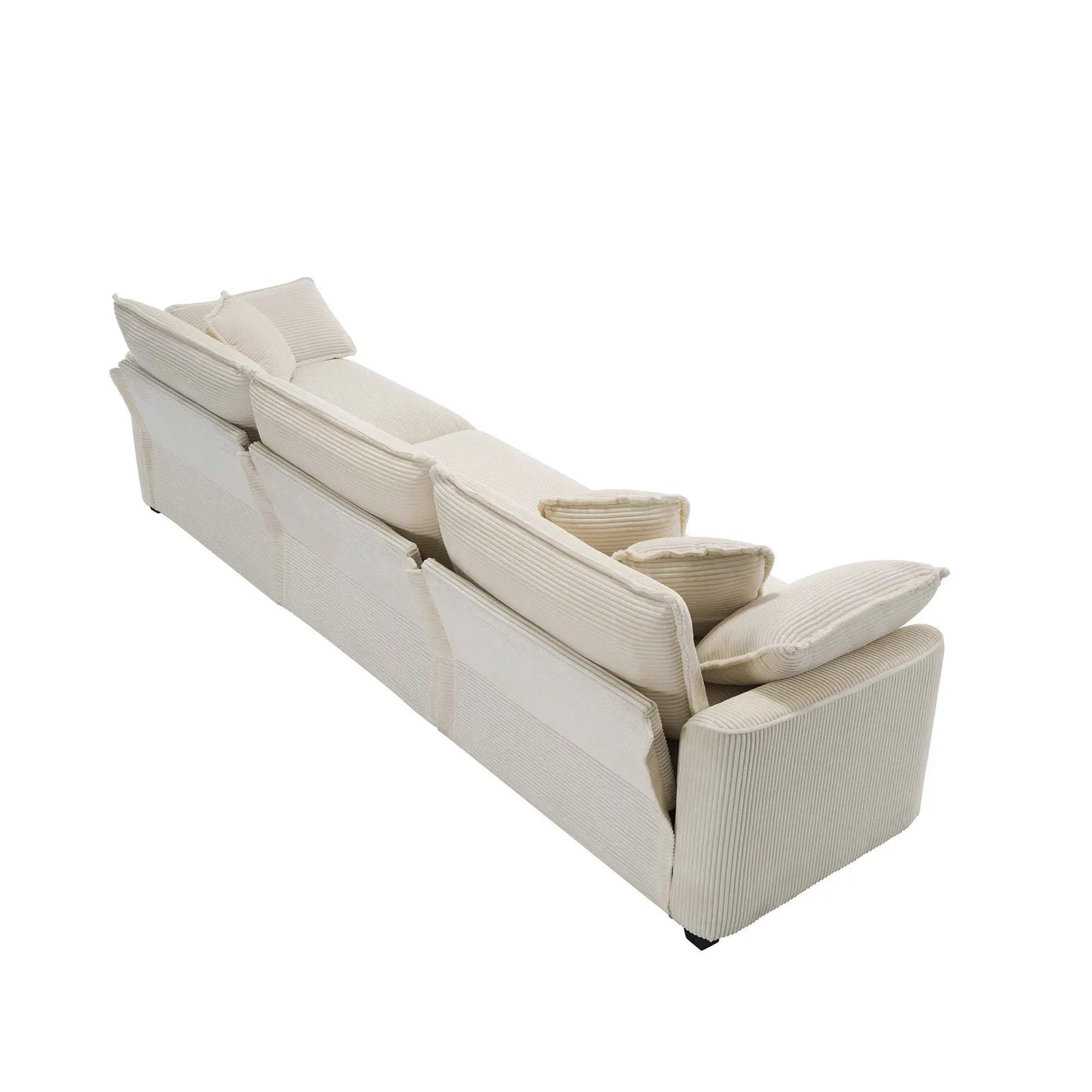 Elegant Sectional Sofa Set with Deep Seats