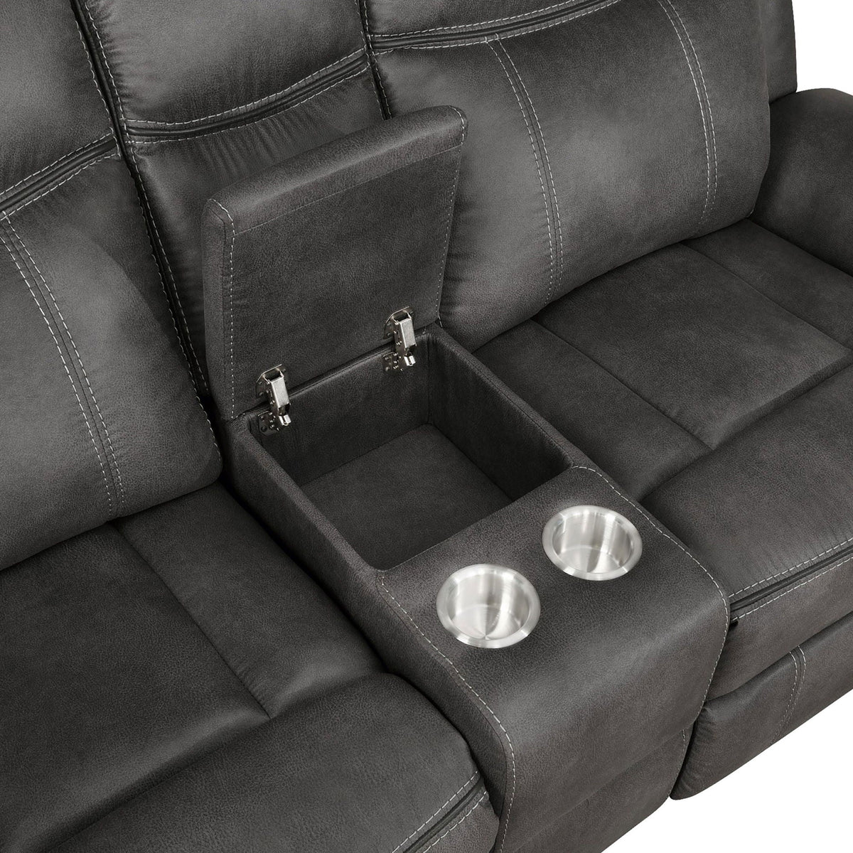 Franklin Manual Reclining Loveseat and Console