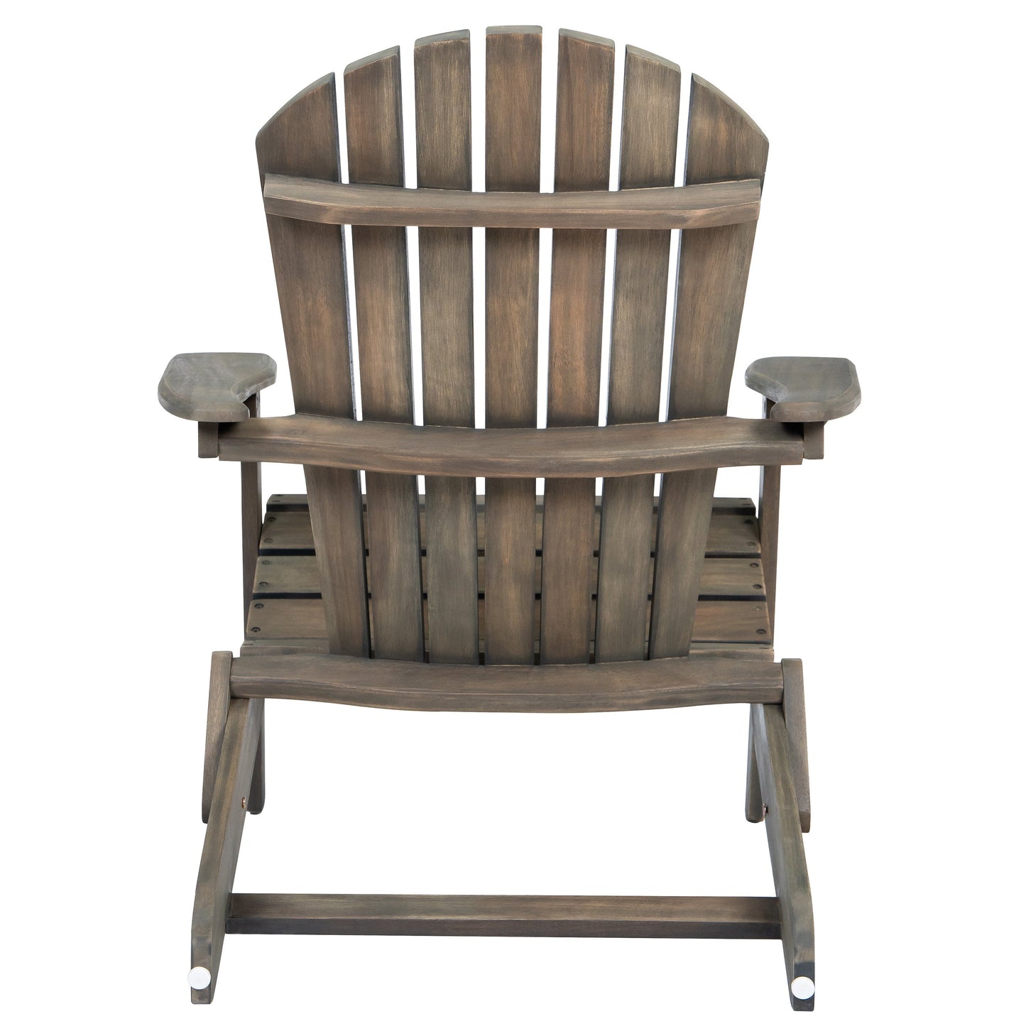 Malibu Adirondack Chair brown stained wood outdoor furniture by HouseOfZazla slatted back on Tampa Home & Garden Store
