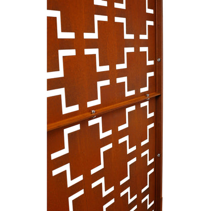 Sturdy Metal Outdoor and Indoor Privacy Screen