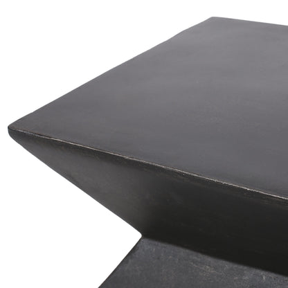 Lightweight Concrete Side Table for a Garden