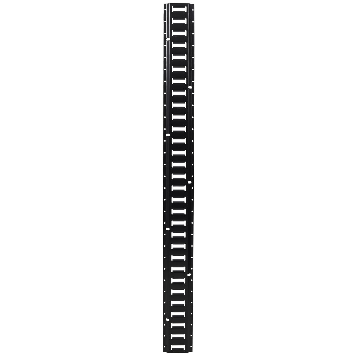 Black E-track tie-down rail kit with evenly spaced rectangular slots on Tampa Home & Garden Store