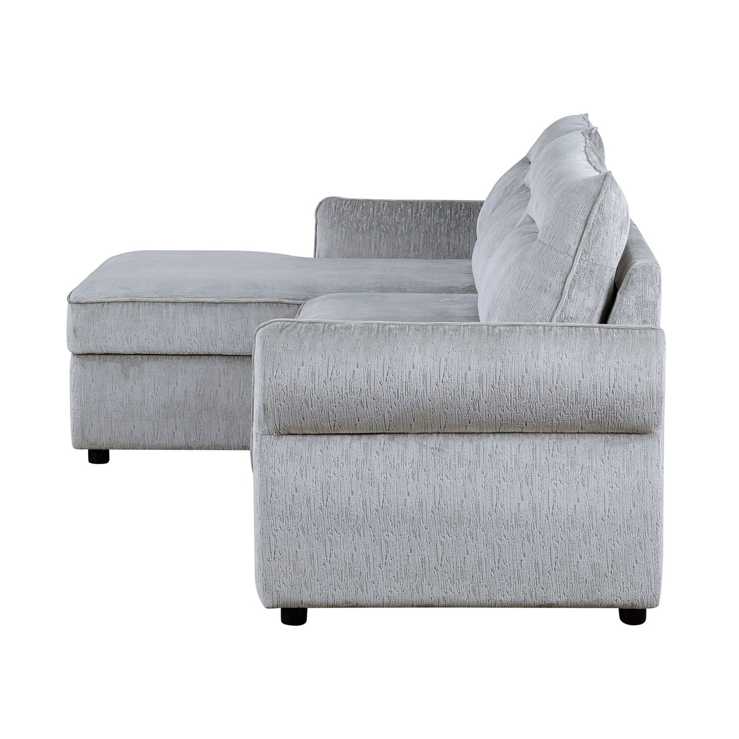 Montana Gray Contemporary Sofa Bed and Storage