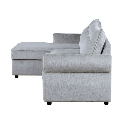 Montana Gray Contemporary Sofa Bed and Storage