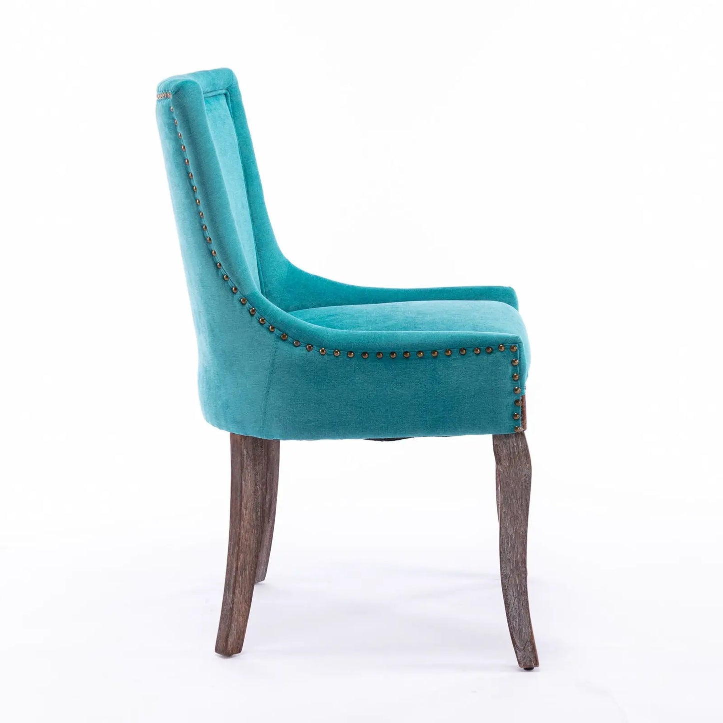 Ultra Side Dining Chair Set of 2 with Nail Heads