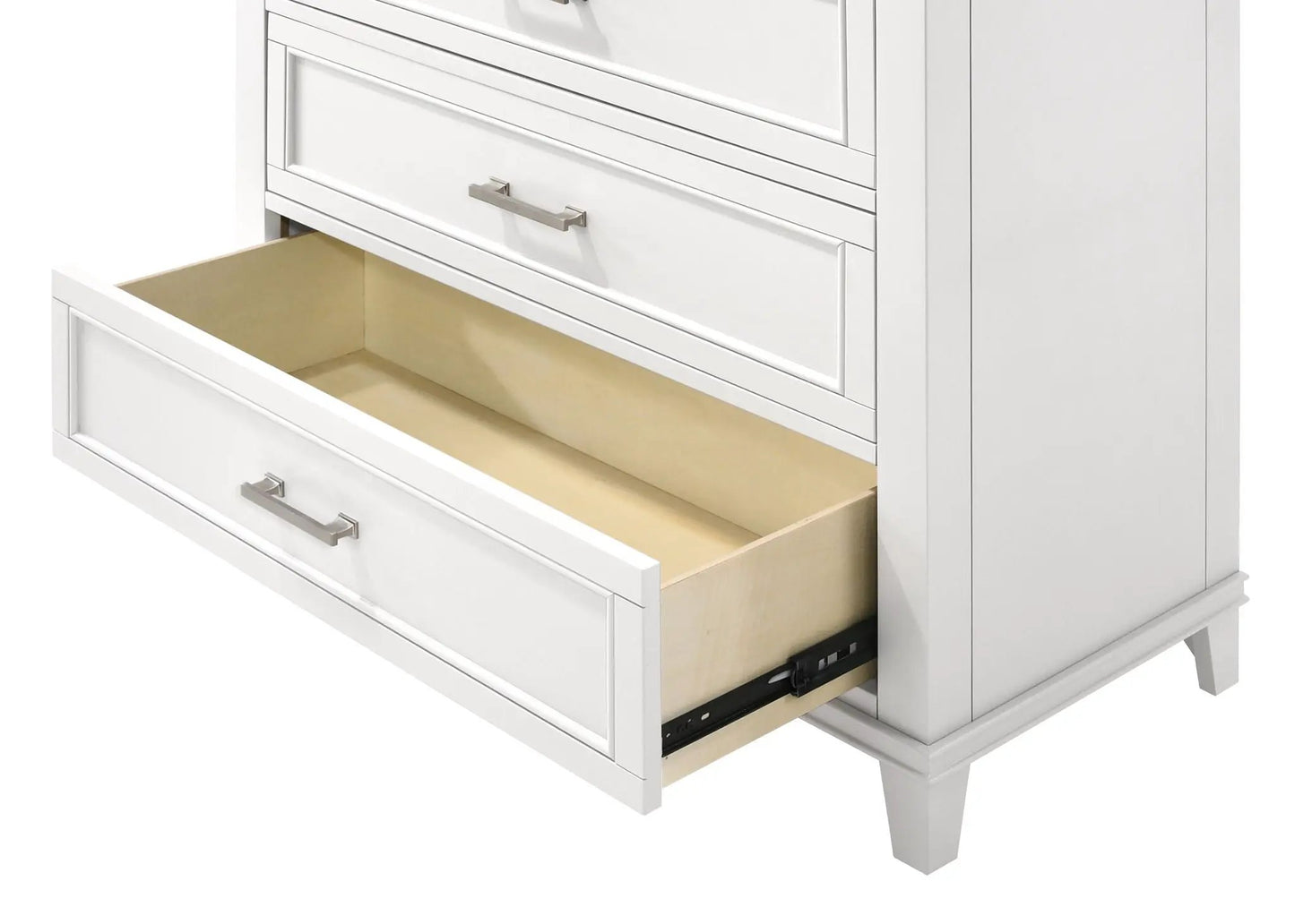 5 Drawer Chest with Antique Finish for Storage