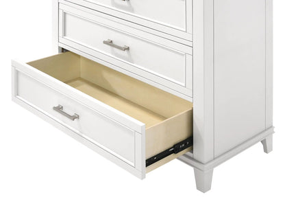 5 Drawer Chest with Antique Finish for Storage