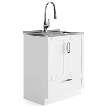 Reed Deluxe Laundry Cabinet with Pull-Out Faucet